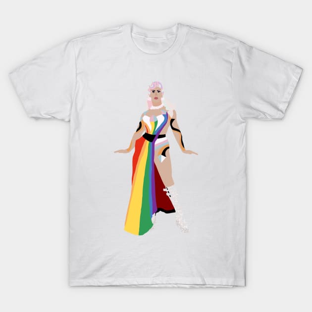 Ella Vaday Drag Queen T-Shirt by rachaelthegreat